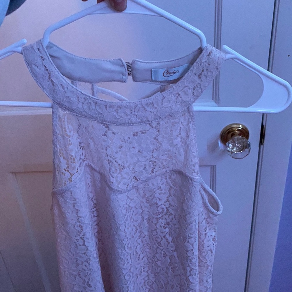 Light pink floral dress